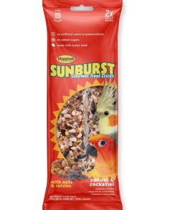 Higgin’s Sunburst Gourmet Sticks Conure & Cockatiel nuts & raisins