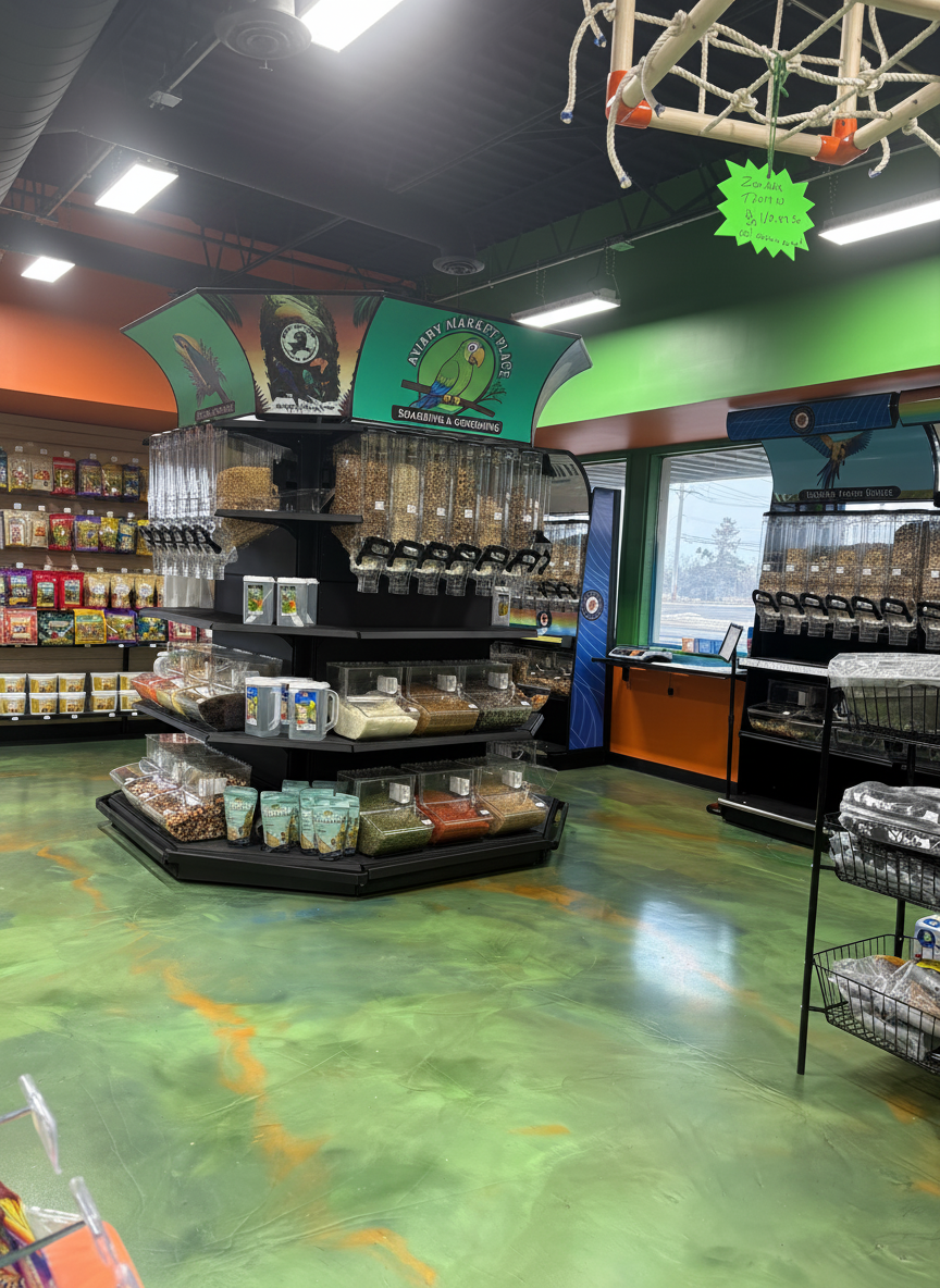 Aviary Market Place bird shop